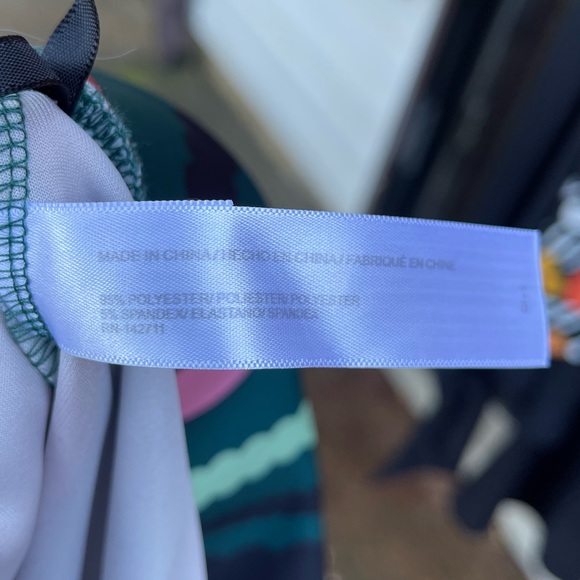 ELOQUII women’s plus pencil skirt size 22, vertical stripe multicolored pattern - Picture 5 of 7